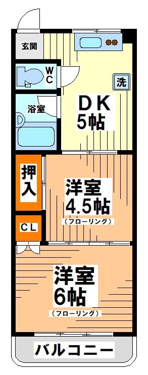 東京都世田谷区羽根木２丁目 間取り