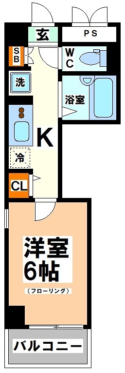 東京都渋谷区幡ヶ谷２丁目 間取り