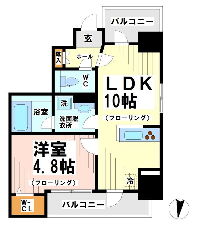 東京都杉並区下高井戸１丁目 間取り