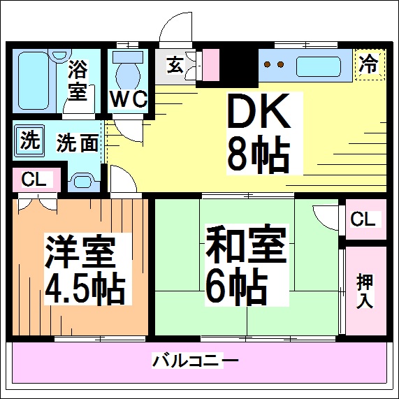 東京都杉並区宮前３丁目 間取り