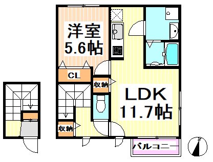 東京都世田谷区松原５丁目 間取り