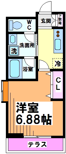 東京都世田谷区松原２丁目 間取り