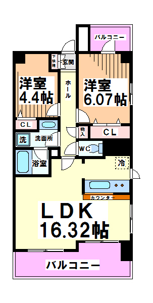 東京都杉並区高井戸東３丁目 間取り