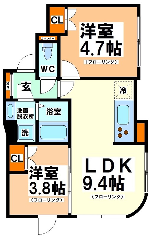 東京都杉並区和泉２丁目 間取り