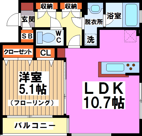東京都杉並区方南１丁目 間取り