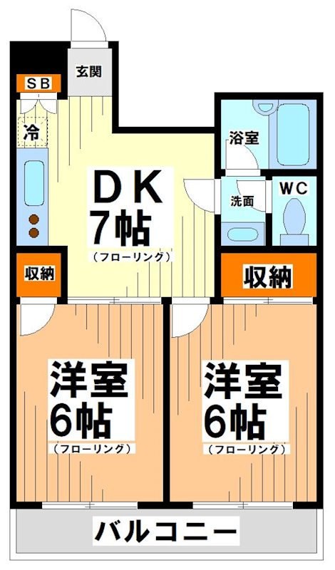 東京都渋谷区本町４丁目 間取り