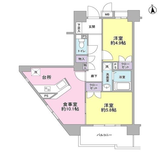 東京都世田谷区上北沢４丁目 間取り
