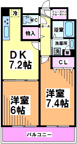 シュトラール赤堤 間取り