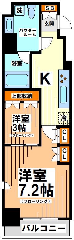 ミュージシャンズヴィラ幡ヶ谷  間取り