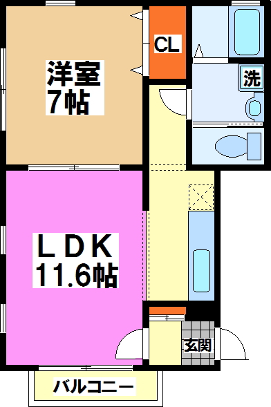 東京都渋谷区西原１丁目 間取り
