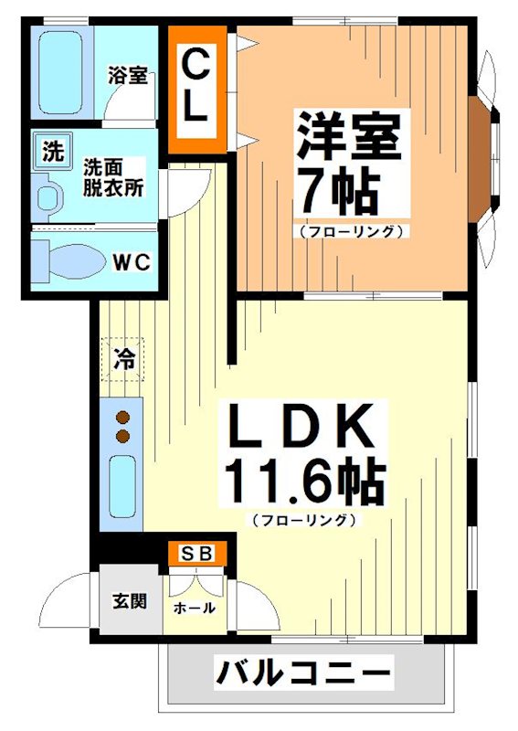 東京都渋谷区西原１丁目 間取り