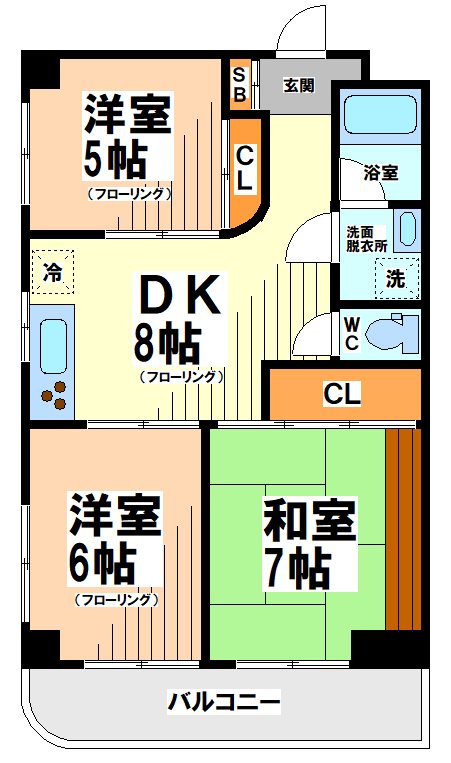 東京都杉並区成田西１丁目 間取り