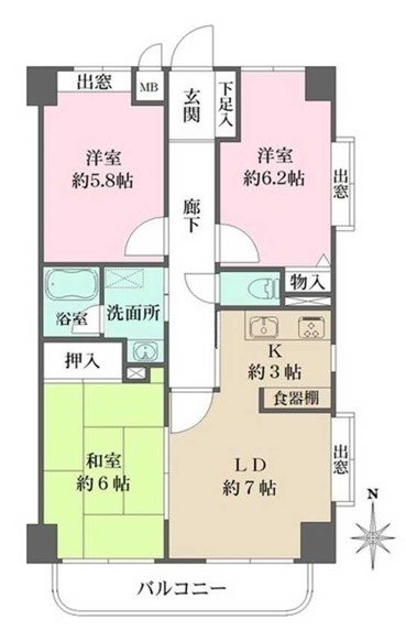東京都世田谷区梅丘１丁目 間取り