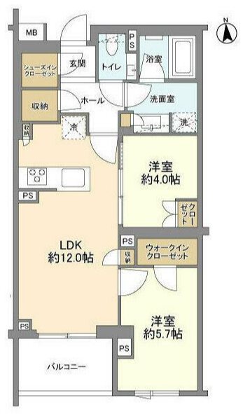 東京都杉並区浜田山３丁目 間取り