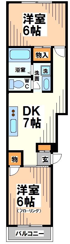 東京都世田谷区赤堤４丁目 間取り