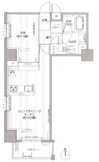 東京都武蔵野市境１丁目 間取り