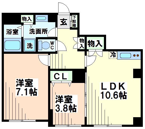 東京都杉並区永福３丁目 間取り