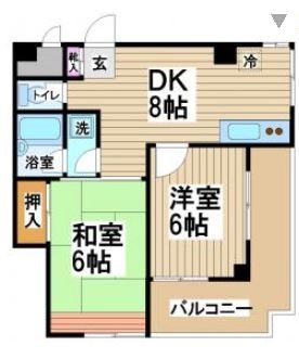 東京都世田谷区南烏山６丁目 間取り