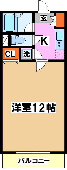東京都世田谷区大原１丁目 間取り