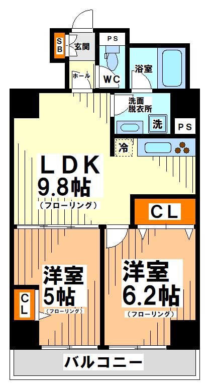 東京都渋谷区笹塚２丁目 間取り