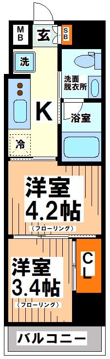東京都世田谷区大原２丁目 間取り