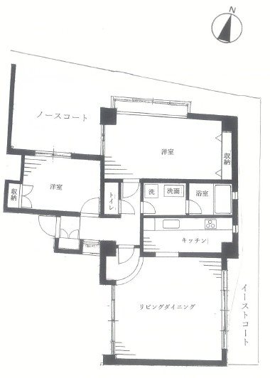 東京都渋谷区西原３丁目 間取り