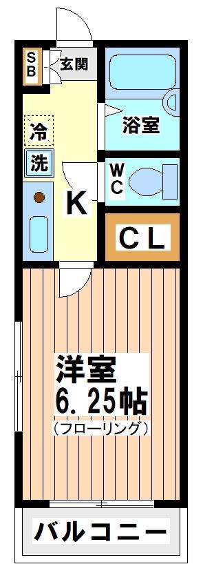 東京都渋谷区西原１丁目 間取り