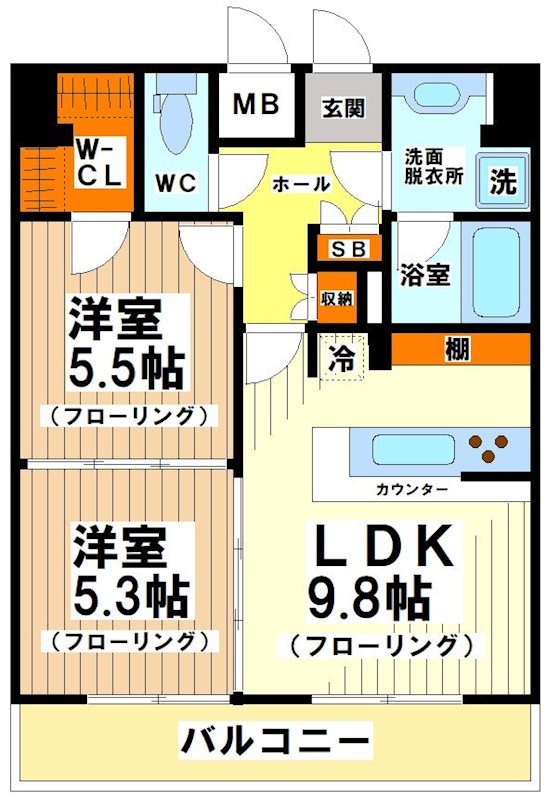 東京都世田谷区羽根木１丁目 間取り