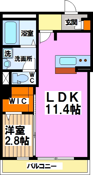東京都渋谷区幡ヶ谷３丁目 間取り