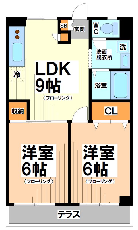 東京都世田谷区羽根木２丁目 間取り