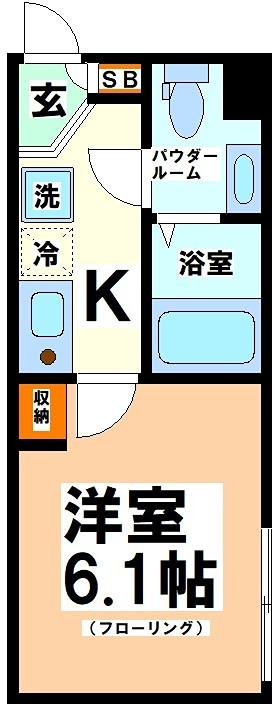 東京都中野区南台４丁目 間取り