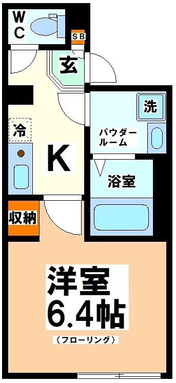 東京都中野区南台４丁目 間取り