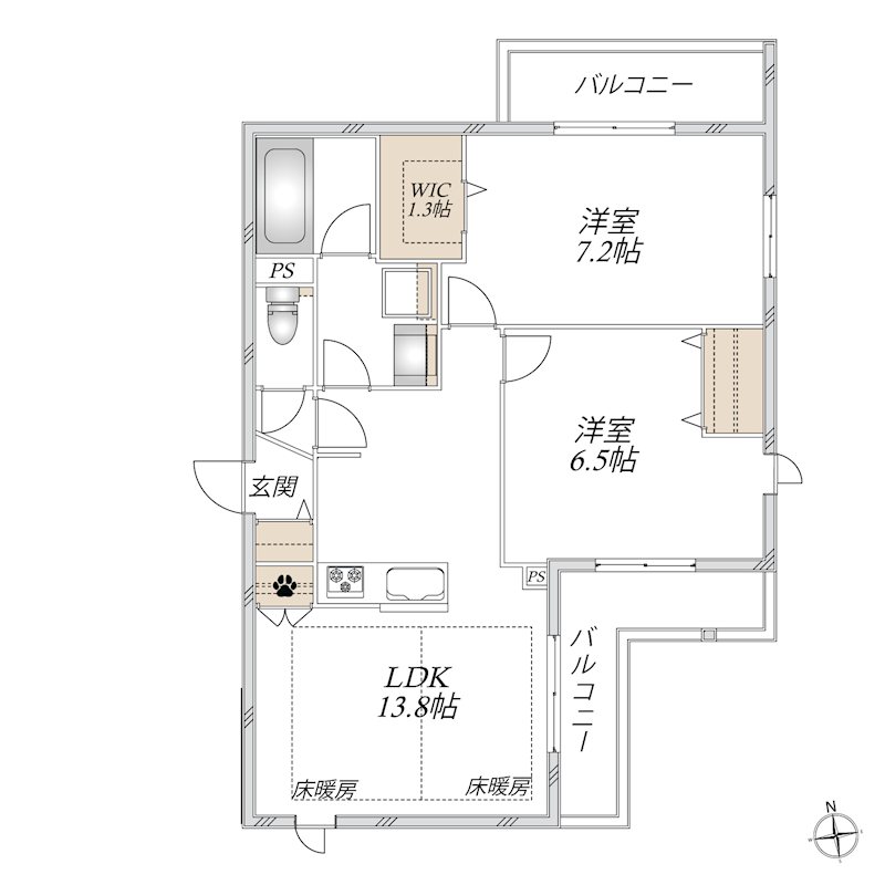 東京都世田谷区南烏山１丁目 間取り