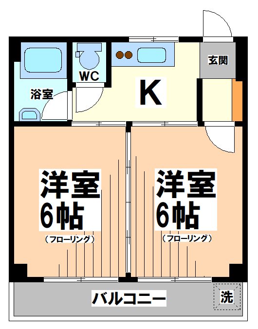 東京都世田谷区大原２丁目 間取り
