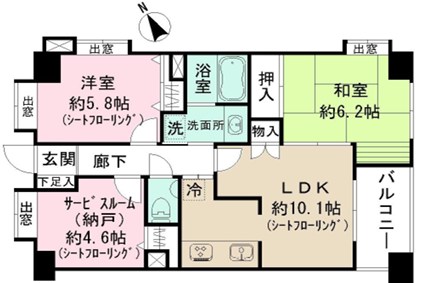 東京都武蔵野市中町１丁目 間取り