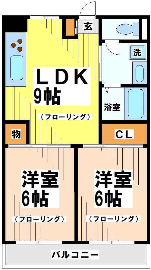 東京都世田谷区羽根木２丁目 間取り