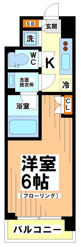 東京都渋谷区幡ヶ谷２丁目 間取り