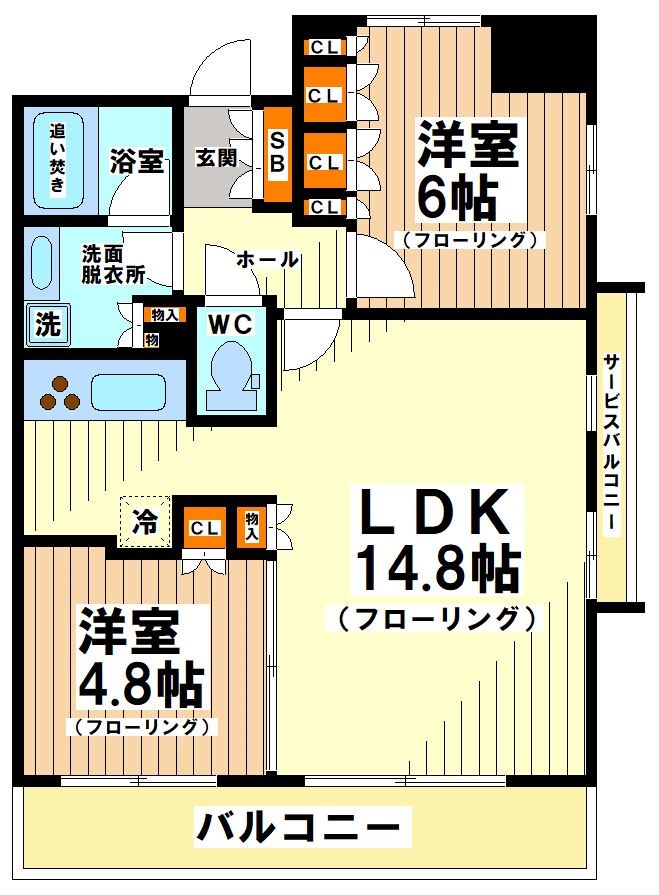 東京都渋谷区幡ヶ谷１丁目 間取り