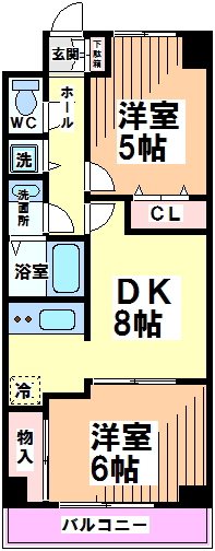東京都杉並区浜田山３丁目 間取り