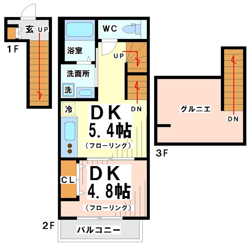 東京都世田谷区上北沢３丁目 間取り