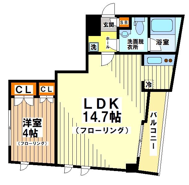 東京都中野区南台３丁目 間取り