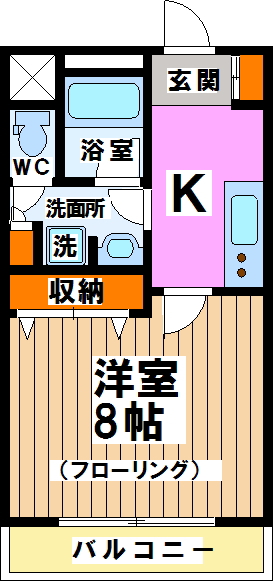 東京都杉並区方南１丁目 間取り