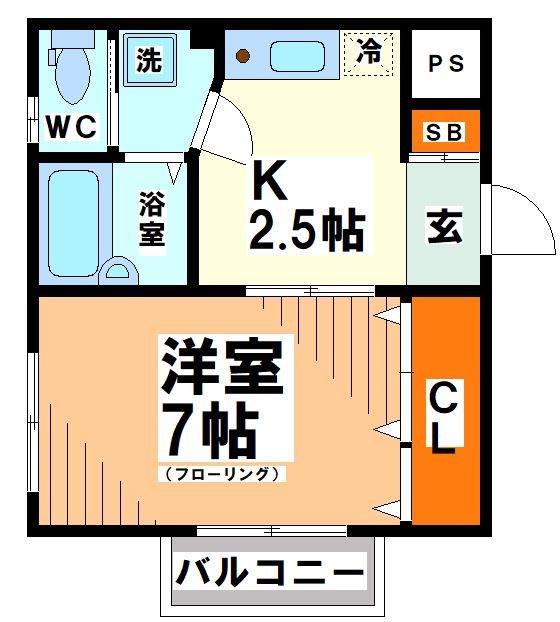 東京都中野区南台２丁目 間取り