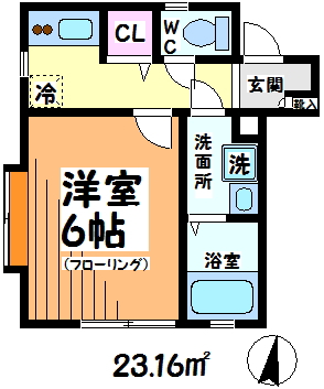 東京都世田谷区赤堤５丁目 間取り