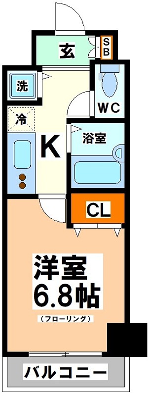 東京都渋谷区本町１丁目 間取り