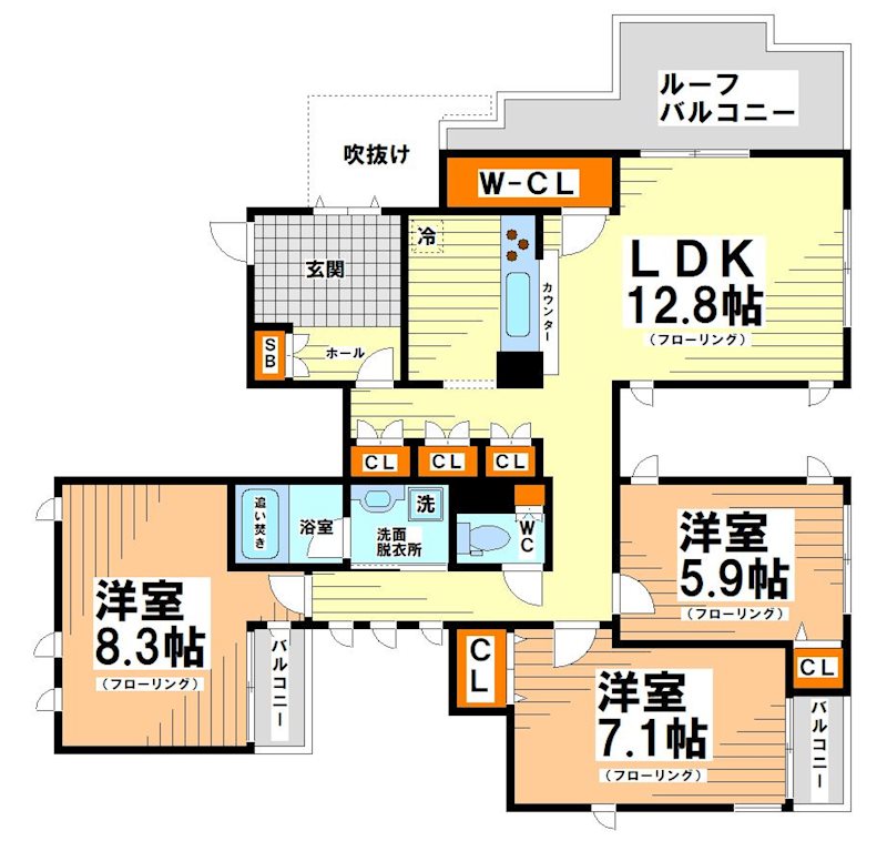 東京都渋谷区笹塚１丁目 間取り