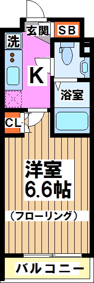 東京都渋谷区笹塚２丁目 間取り
