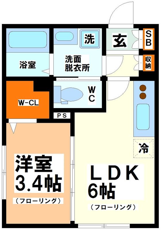 東京都杉並区方南１丁目 間取り