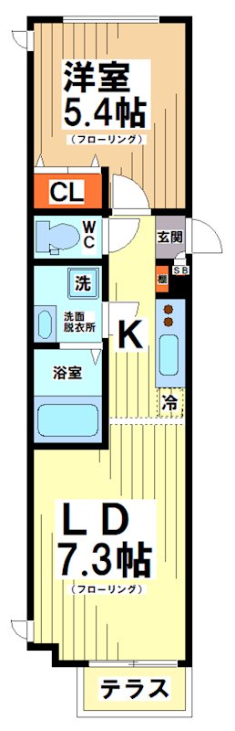 東京都杉並区方南１丁目 間取り