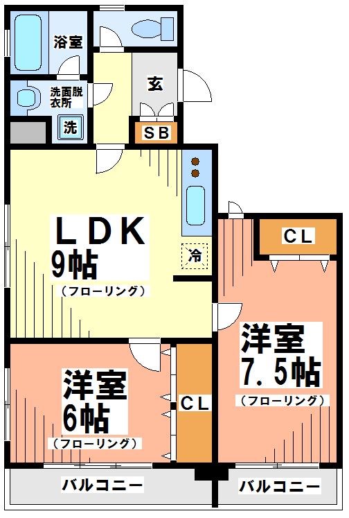 東京都世田谷区代田４丁目 間取り